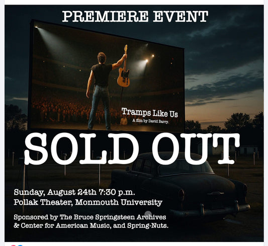 PJay Plutzer’s Bruce Springsteen Photos featured in David Berry’s film, “Tramps Like Us”