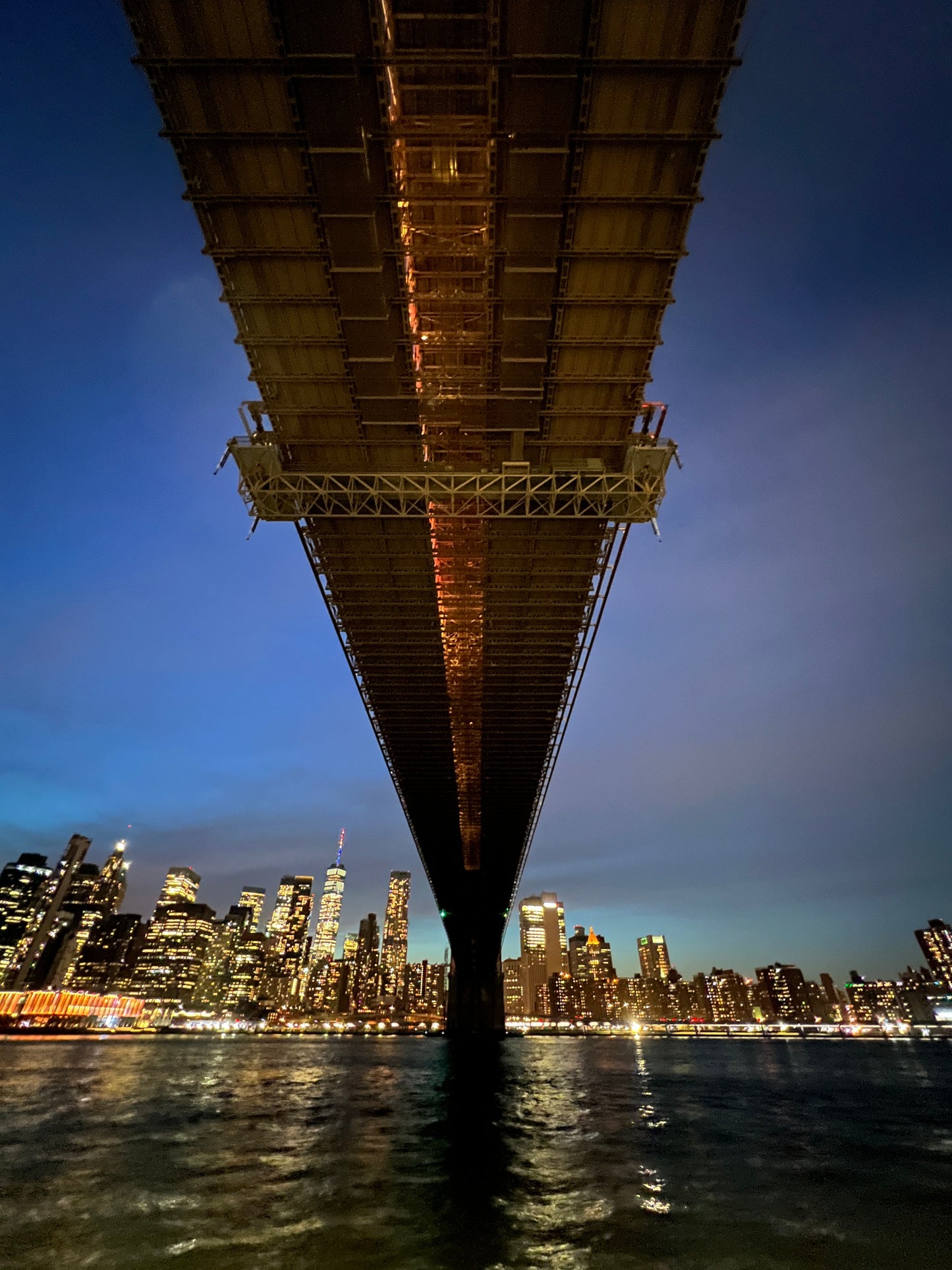 Under the Brooklyn Bridge, March, 2022