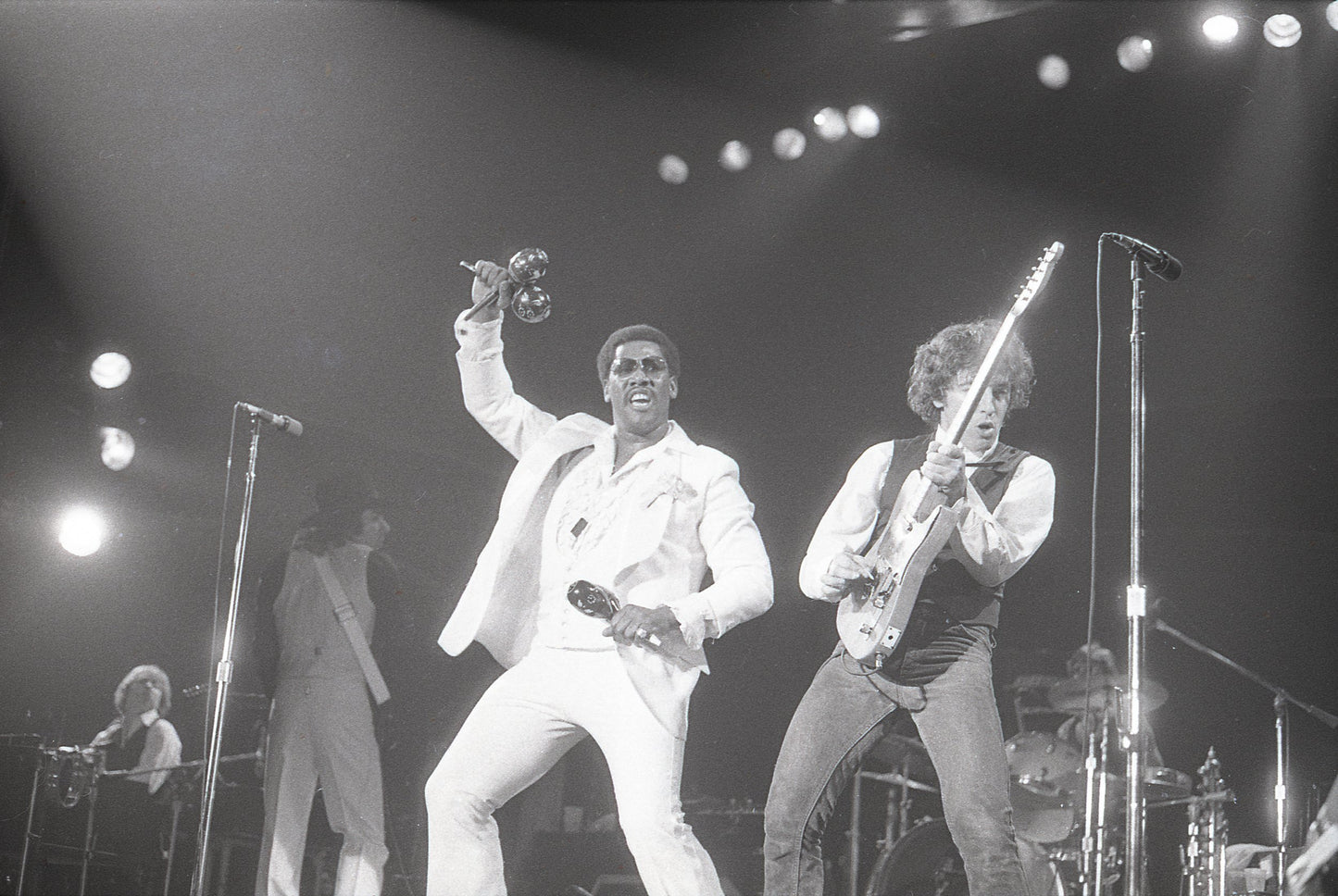 Bruce Springsteen & Clarence Clemons, Boston Music Hall, March 25th, 1977 ~ The Final Show of the Lawsuit Tour