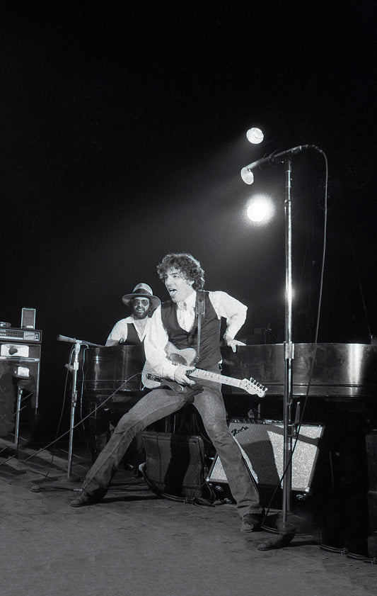 Bruce Springsteen & “The Professor” Roy Bittan, Final Show of The Lawsuit Tour, Boston Music Hall, March 25th, 1977