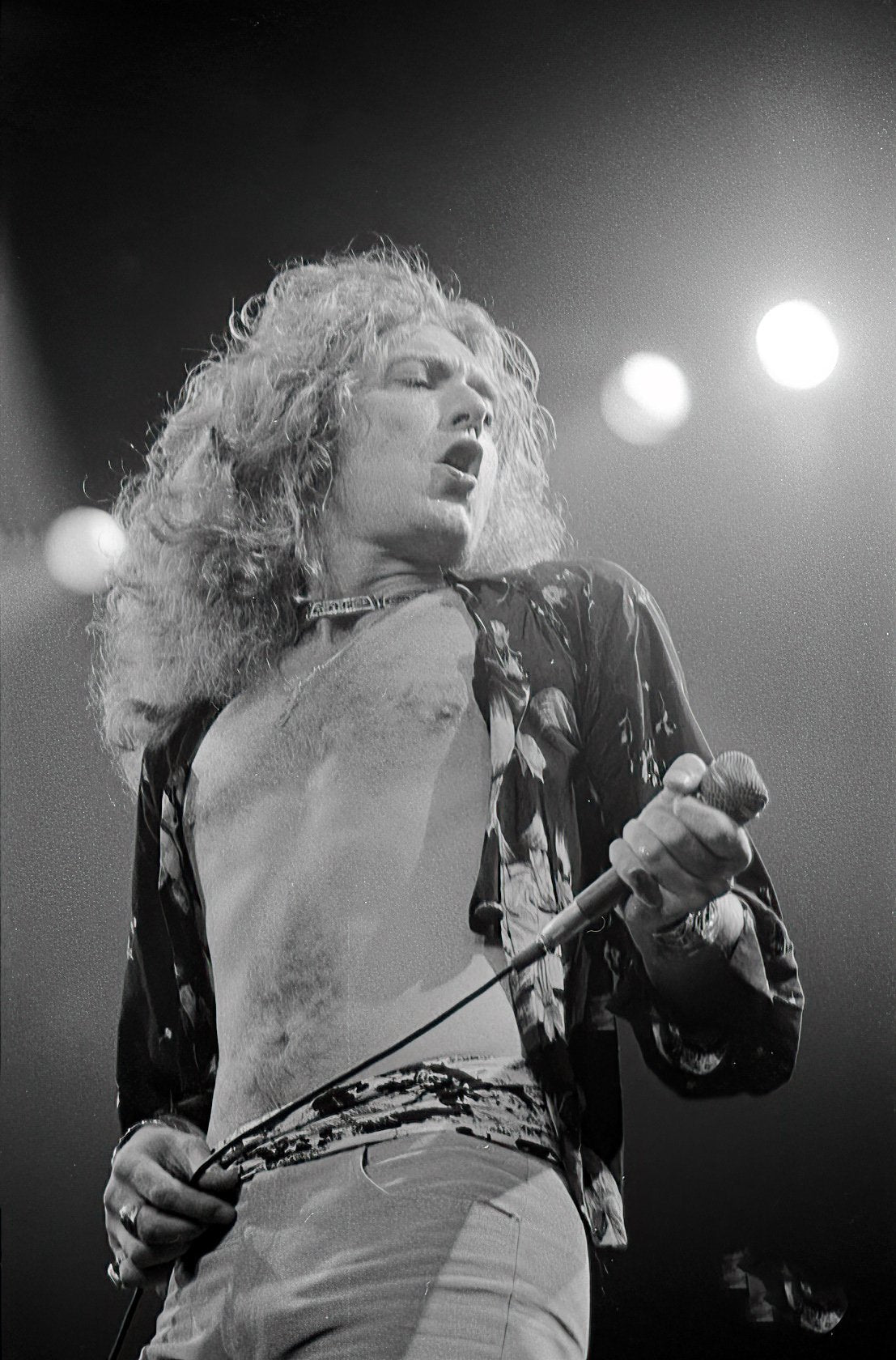 Robert Plant, Led Zeppelin, The Presence Tour, Madison Square Garden, June 13, 1977