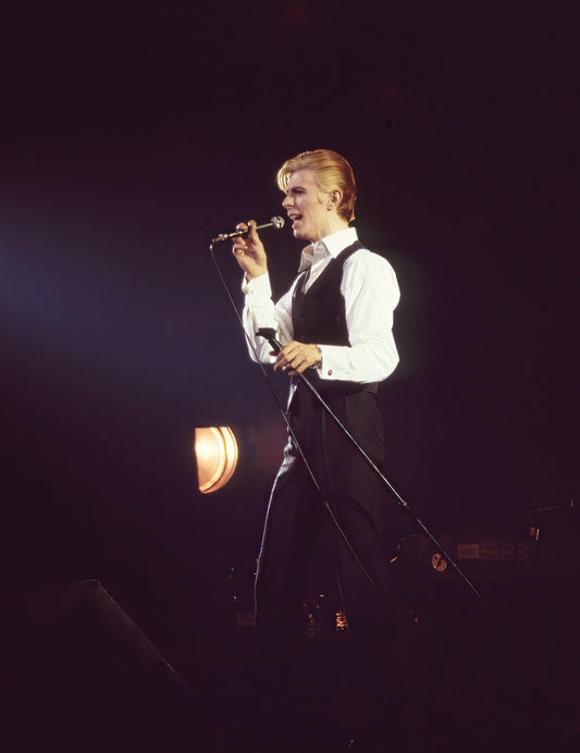 David Bowie, Boston Garden, March 17th, 1976 ~ The Isolar Tour (Station to Station Tour)