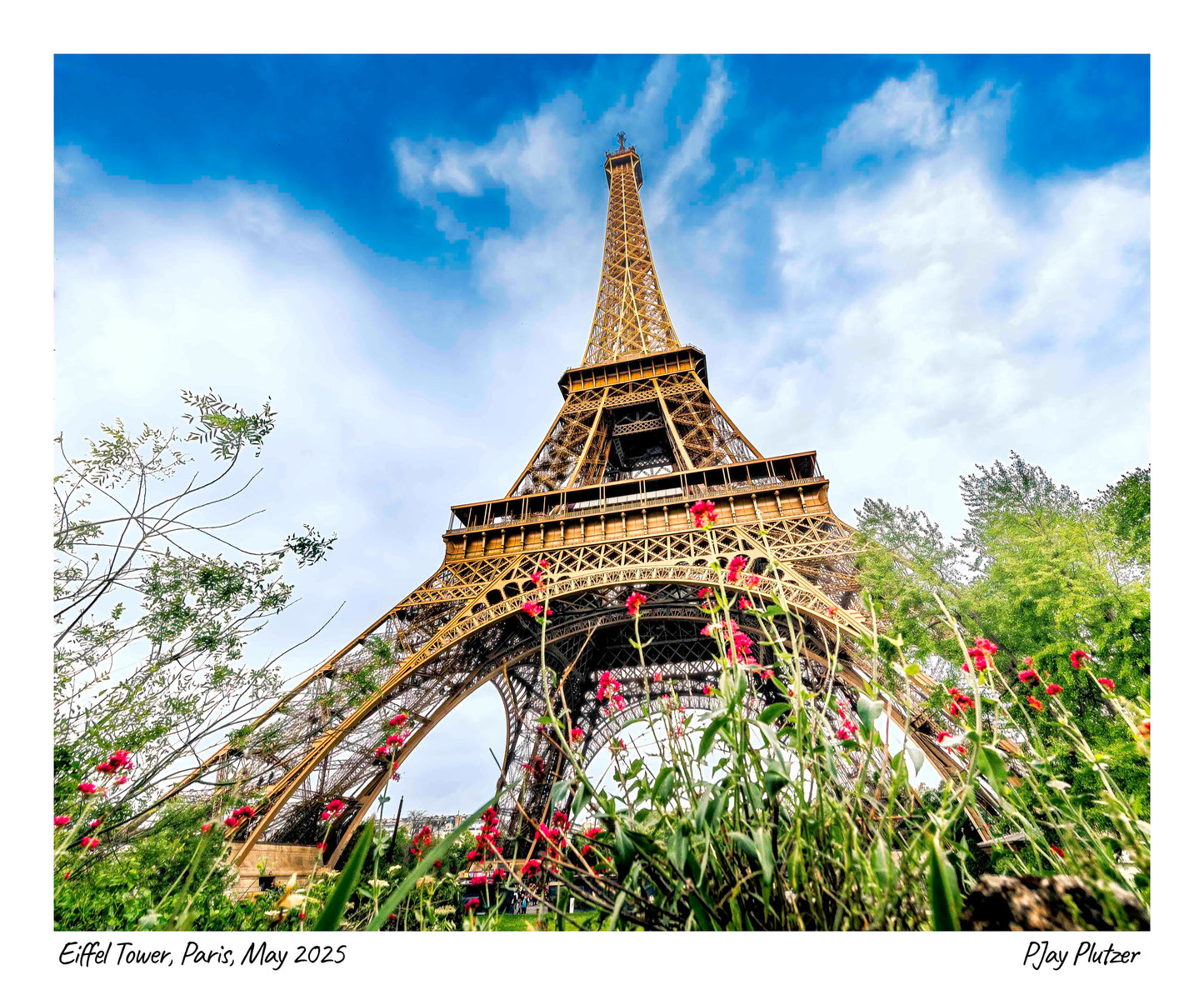 Springtime at the Eiffel Tower, Paris, May, 2025