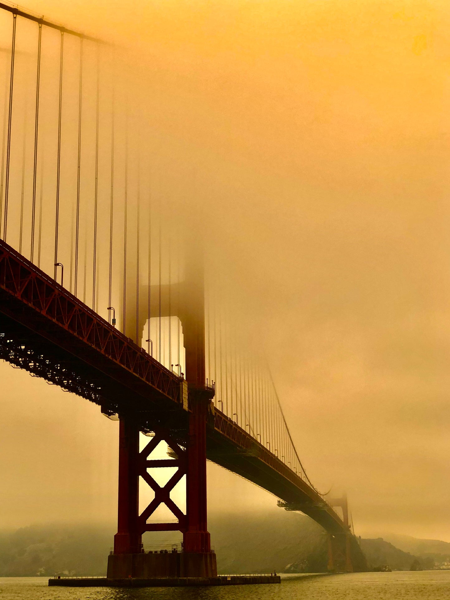 Golden Gate Bridge, San Francisco, Orange Day #2, September 9, 2020