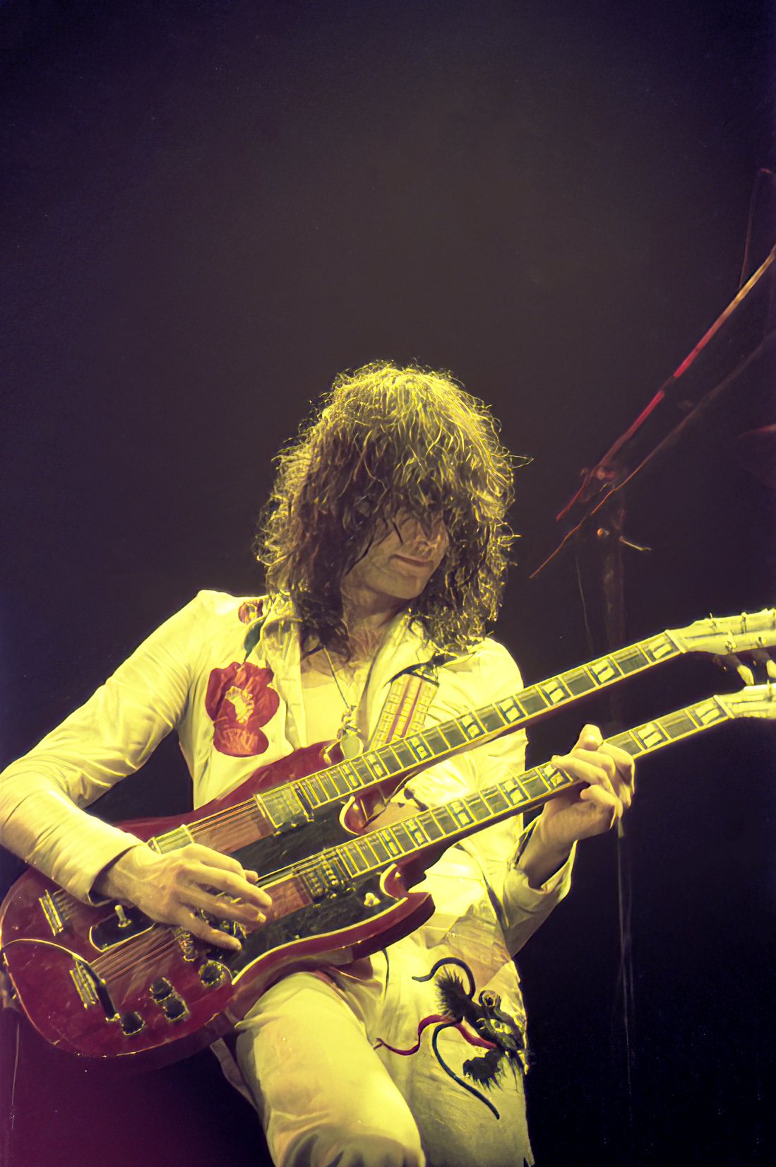 Jimmy Page, Led Zeppelin, The Presence Tour, Madison Square Garden, June 13, 1977