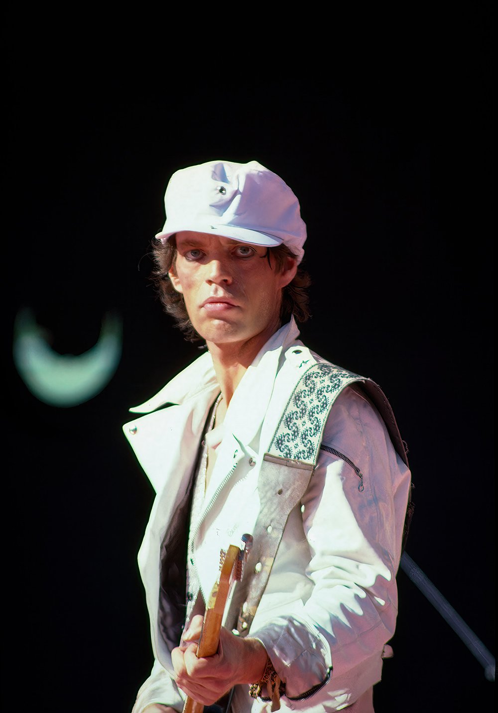 Mick Jagger, The Rolling Stones, "Day on the Green", Some Girls Tour, Oakland Coliseum Stadium, July 26th, 1978